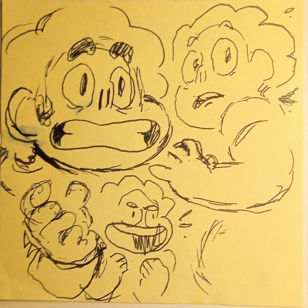 SU Steven Expressions Concept Art - Raven Molisee - Steven Universe